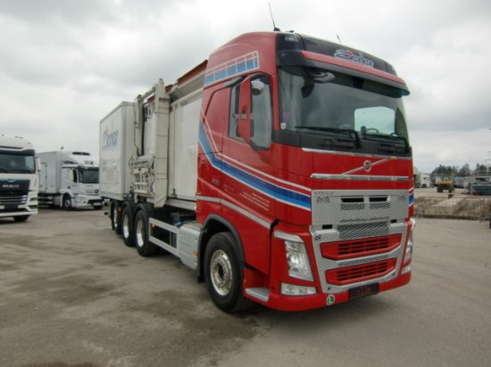 Volvo FH 500 8X4*4 Euro 6, Retarder, Tierkörpertransport Voll Luft - شاحنة: صور 1 Volvo FH 500 8X4*4 Euro 6, Retarder, Tierkörpertransport Voll Luft - شاحنة: صور 1
