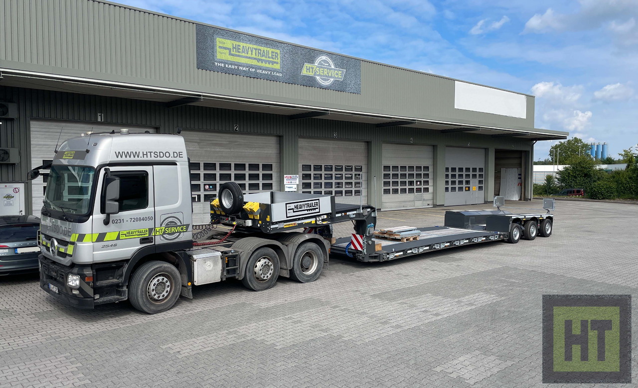 Faymonville 3-Achs-Tiefbett mit Pendelachsen und Bolzen-Laschenkupplung - عربة مسطحة منخفضة نصف مقطورة: صور 5 Faymonville 3-Achs-Tiefbett mit Pendelachsen und Bolzen-Laschenkupplung - عربة مسطحة منخفضة نصف مقطورة: صور 5