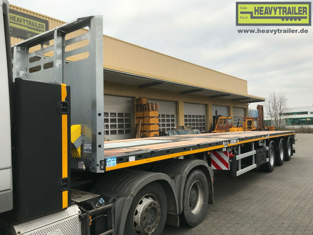 Faymonville MAX Trailer 3-Achs-Doppeltele-Plateau zwangsgel.  - نصف مقطورة مسطحة: صور 2 Faymonville MAX Trailer 3-Achs-Doppeltele-Plateau zwangsgel.  - نصف مقطورة مسطحة: صور 2