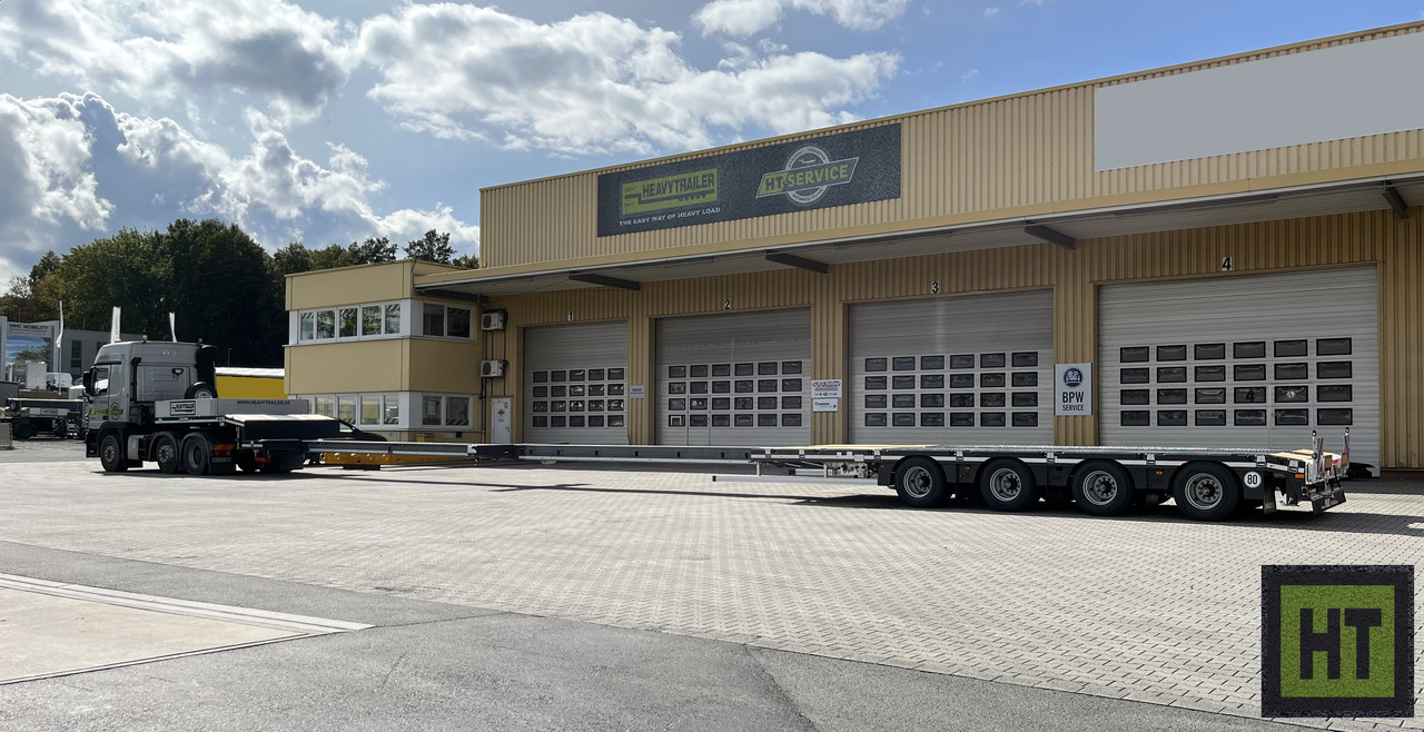 Faymonville MAX Trailer 4-Achs-Doppeltele-Semi-zwangsgelenkt - عربة مسطحة منخفضة نصف مقطورة: صور 2 Faymonville MAX Trailer 4-Achs-Doppeltele-Semi-zwangsgelenkt - عربة مسطحة منخفضة نصف مقطورة: صور 2