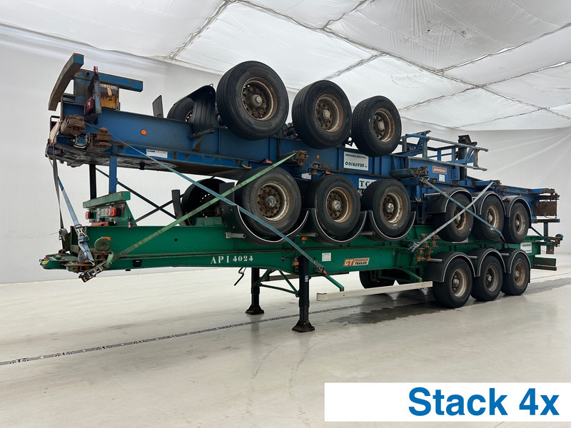 Fruehauf 4x Skelet 2 x 20-40 ft - شاحنات الحاويات / جسم علوي قابل للتغيير نصف مقطورة: صور 1 Fruehauf 4x Skelet 2 x 20-40 ft - شاحنات الحاويات / جسم علوي قابل للتغيير نصف مقطورة: صور 1