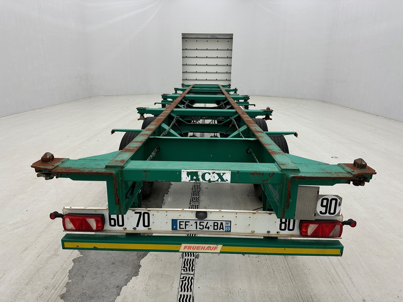 شاحنات الحاويات / جسم علوي قابل للتغيير نصف مقطورة Fruehauf Skelet 2 x 20-40 ft: صور 7