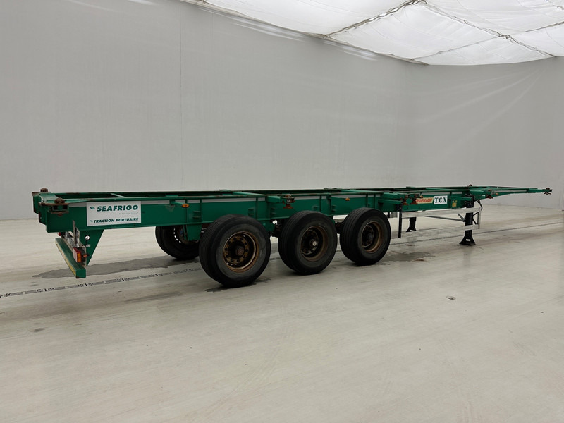 شاحنات الحاويات / جسم علوي قابل للتغيير نصف مقطورة Fruehauf Skelet 2 x 20-40 ft: صور 6