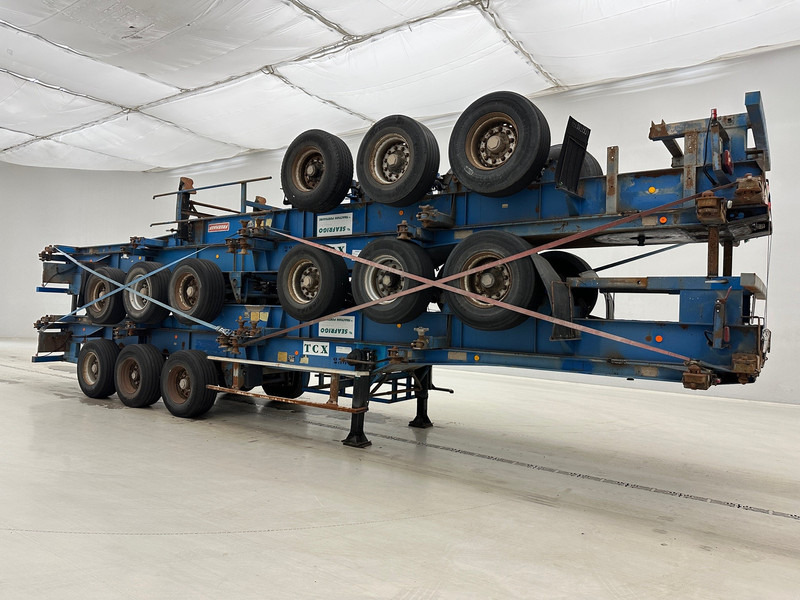 Fruehauf Stack 4 x Skelet 2 x 20-40 ft - شاحنات الحاويات / جسم علوي قابل للتغيير نصف مقطورة: صور 3 Fruehauf Stack 4 x Skelet 2 x 20-40 ft - شاحنات الحاويات / جسم علوي قابل للتغيير نصف مقطورة: صور 3
