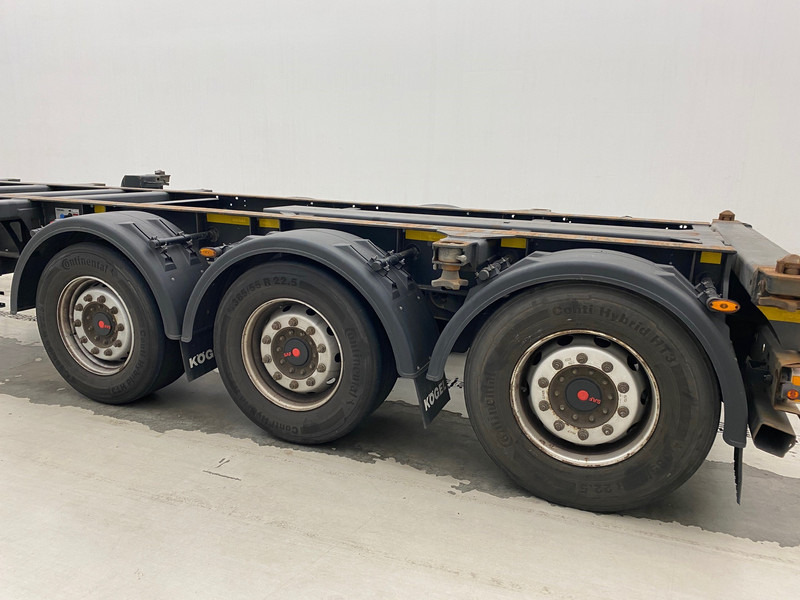 شاحنات الحاويات / جسم علوي قابل للتغيير نصف مقطورة Kögel Polyvalent skelet 20-30-40 ft: صور 10