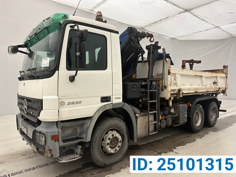 Mercedes-Benz Actros 2632 - 6x4 - قلابات, شاحنة كرين: صور 1 Mercedes-Benz Actros 2632 - 6x4 - قلابات, شاحنة كرين: صور 1