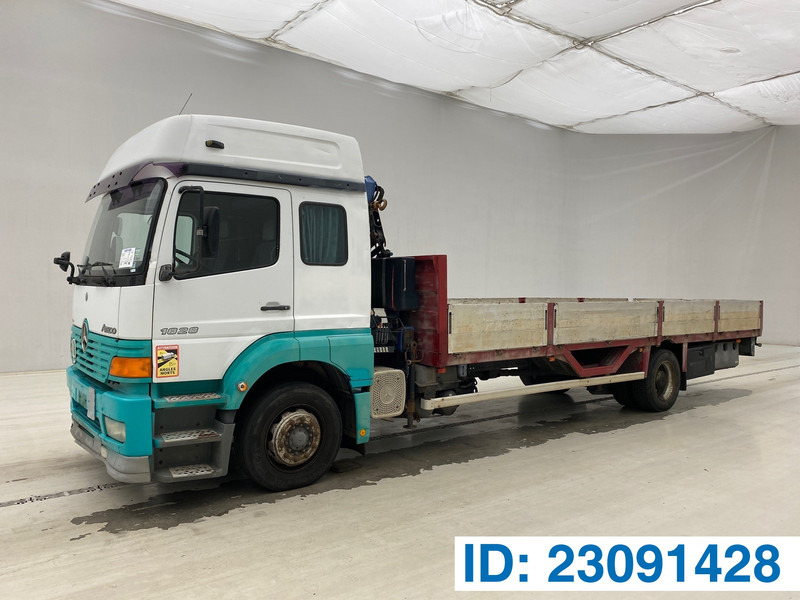 Mercedes-Benz Atego 1828 - شاحنات مسطحة, شاحنة كرين: صور 1 Mercedes-Benz Atego 1828 - شاحنات مسطحة, شاحنة كرين: صور 1