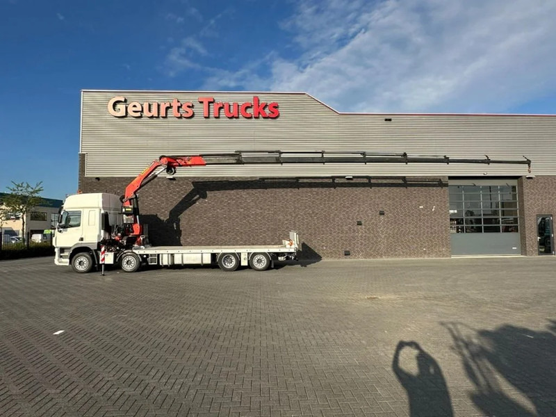 DAF CF 450 8X2 OPRIJWAGEN/MACHINE TRANSPORTER + PALFINGER PK 29002 G KRAAN/KRAN/CRANE/GRUA - شاحنة كرين: صور 1 DAF CF 450 8X2 OPRIJWAGEN/MACHINE TRANSPORTER + PALFINGER PK 29002 G KRAAN/KRAN/CRANE/GRUA - شاحنة كرين: صور 1