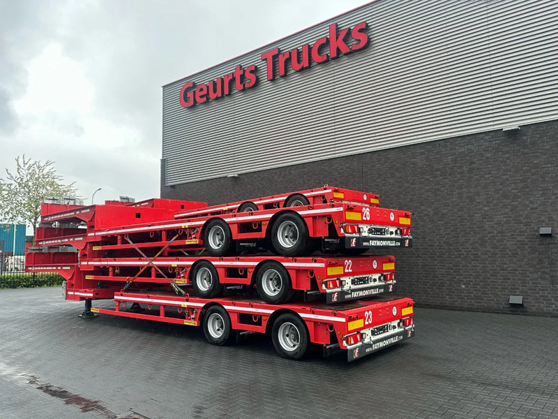 عربة مسطحة منخفضة نصف مقطورة Faymonville G-S42-1BBA SEMIE 2 ASSER UITSCHUIFBAAR BJR 2022 ONGEBRUIKT 7 X IN VOORRAAD: صور 20