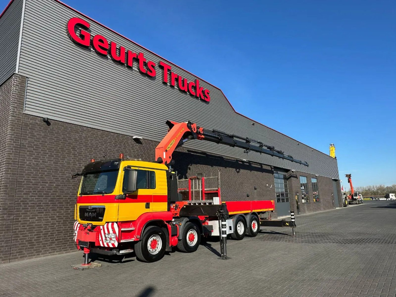 MAN MAURER TGS 35.480 8X4H-6 BL MET PALFINGER PK9200 - شاحنة كرين: صور 2 MAN MAURER TGS 35.480 8X4H-6 BL MET PALFINGER PK9200 - شاحنة كرين: صور 2