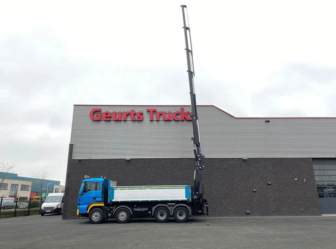 MAN TGS 35.480 8X4 KIPPER/TIPPER + HMF 2620-K5 KRAAN - قلابات, شاحنة كرين: صور 3 MAN TGS 35.480 8X4 KIPPER/TIPPER + HMF 2620-K5 KRAAN - قلابات, شاحنة كرين: صور 3