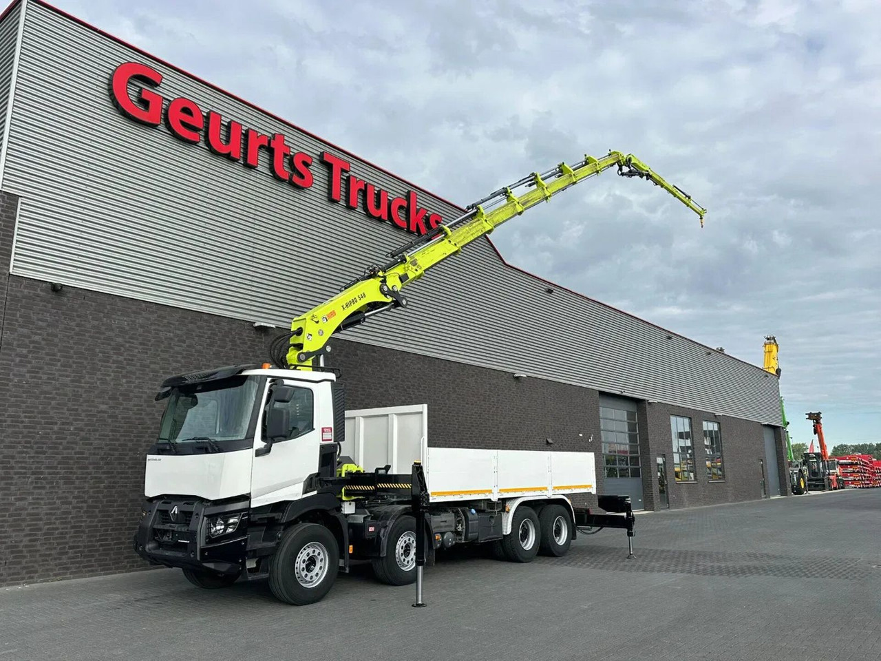 Renault C460 8X4 + HIAB X-HIPRO 548 E-7 MET JIB KRAAN / - شاحنة كرين: صور 2 Renault C460 8X4 + HIAB X-HIPRO 548 E-7 MET JIB KRAAN / - شاحنة كرين: صور 2