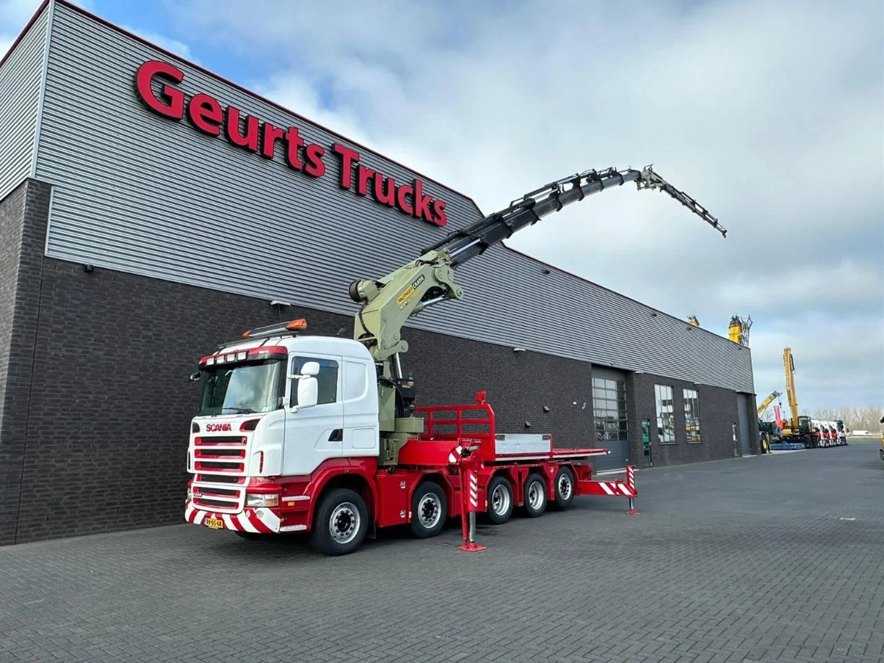 Scania R480 10X4 TREKKER-BAKWAGEN COMBI + PALFINGER PK - شاحنة كرين: صور 2 Scania R480 10X4 TREKKER-BAKWAGEN COMBI + PALFINGER PK - شاحنة كرين: صور 2