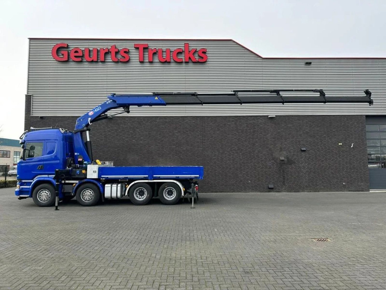 Scania R580 V8 8X4 TREKKER-BAKWAGEN COMBI + HMF 4020-K5 - شاحنة كرين: صور 1 Scania R580 V8 8X4 TREKKER-BAKWAGEN COMBI + HMF 4020-K5 - شاحنة كرين: صور 1
