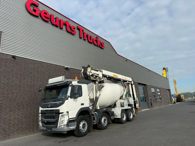 Volvo FM 410 8X4 + STETTER 9 M3 MIXER/MISCHER + THEAM 15 M TRANSPORTBAND/BELT - شاحنة خلاطة خرسانة: صور 2 Volvo FM 410 8X4 + STETTER 9 M3 MIXER/MISCHER + THEAM 15 M TRANSPORTBAND/BELT - شاحنة خلاطة خرسانة: صور 2
