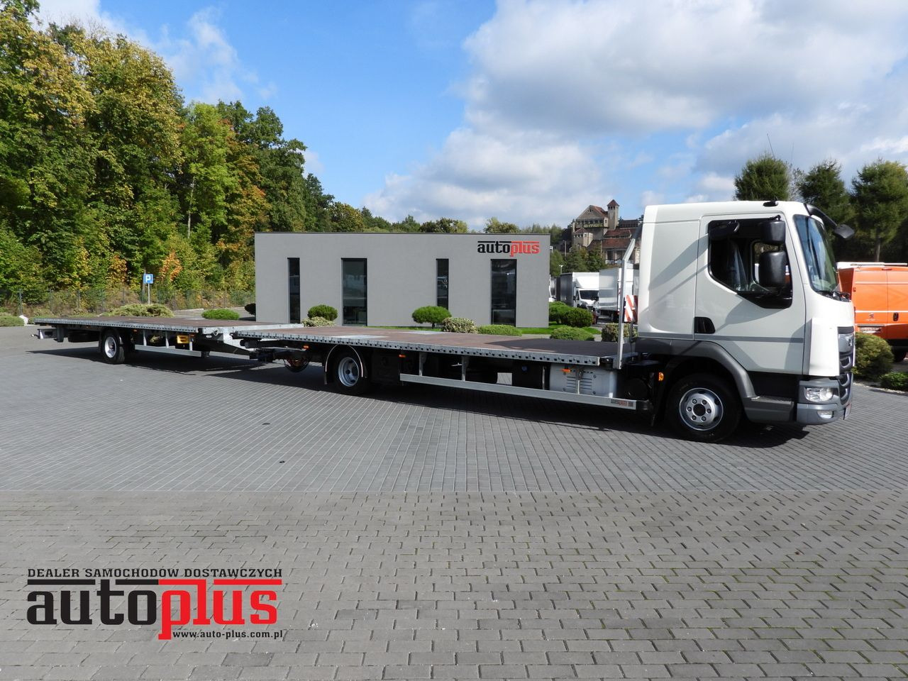 DAF LF 230 CONTAINER CARRIER PLATFORM + TRAILER WEBASTO CRUISE CONTROL LED LIGHTS PNEUMATICS AUTOMATIC TRANSMISSION TWIN WHEELS AIR CONDITIONING 230HP - شاحنات الحاويات / جسم علوي قابل للتغيير شاحنة: صور 1 DAF LF 230 CONTAINER CARRIER PLATFORM + TRAILER WEBASTO CRUISE CONTROL LED LIGHTS PNEUMATICS AUTOMATIC TRANSMISSION TWIN WHEELS AIR CONDITIONING 230HP - شاحنات الحاويات / جسم علوي قابل للتغيير شاحنة: صور 1