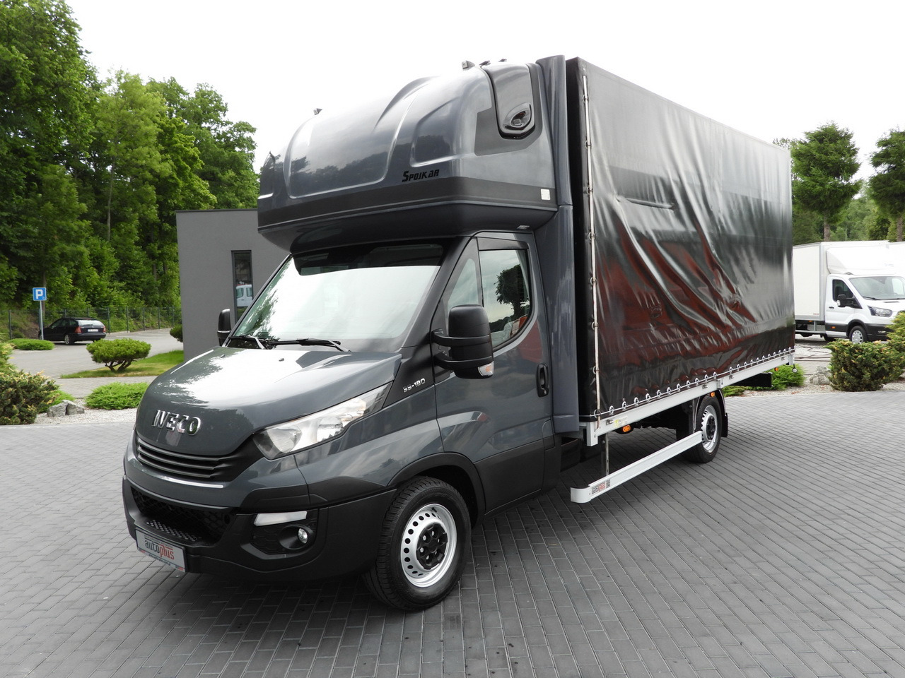 الشاحنات الصغيرة ستائر IVECO DAILY 35S18 TARPAULIN 10 PALLETS WEBASTO CRUISE CONTROL PNEUMATICS AUTOMATIC TRANSMISSION HI-MATIC AIR CONDITIONING  180HP: صور 19