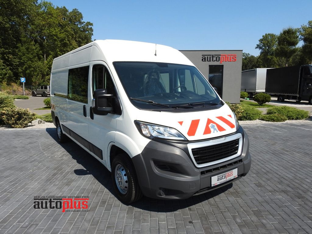 Peugeot BOXER KASTENWAGEN DOPPELKABINE 7 SITZE 110PS - فان, الشاحنات الصغيرة كابينة مزدوجة: صور 1 Peugeot BOXER KASTENWAGEN DOPPELKABINE 7 SITZE 110PS - فان, الشاحنات الصغيرة كابينة مزدوجة: صور 1