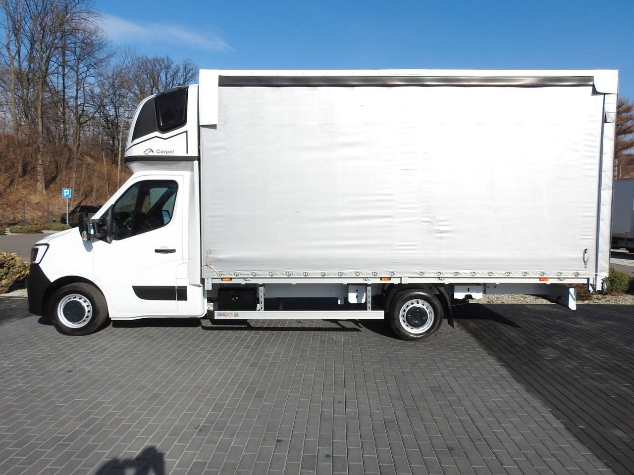 جديد الشاحنات الصغيرة ستائر Renault MASTER  PRITSCHE PLANE 10 PALETTEN WEBASTO: صور 9