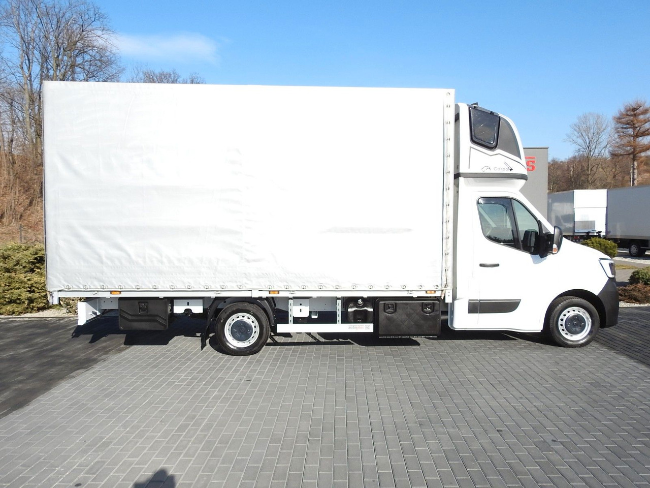 جديد الشاحنات الصغيرة ستائر Renault MASTER  PRITSCHE PLANE 10 PALETTEN WEBASTO: صور 7