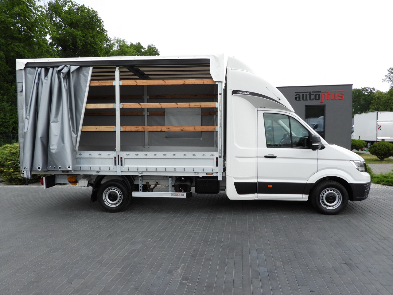 الشاحنات الصغيرة ستائر VOLKSWAGEN CRAFTER  TARPAULIN 8 PALLETS CRUISE CONTROL LED LIGHTS AIR CONDITIONING  180HP: صور 8