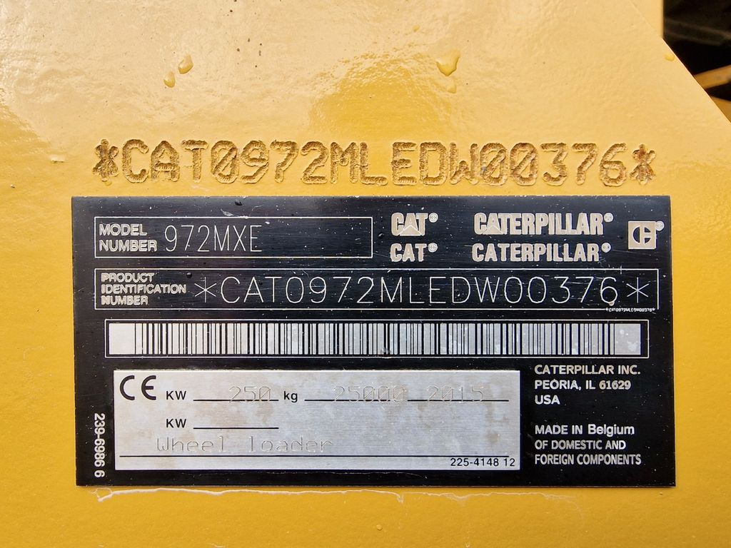 اللودر بعجل CAT 972MXE: صور 10