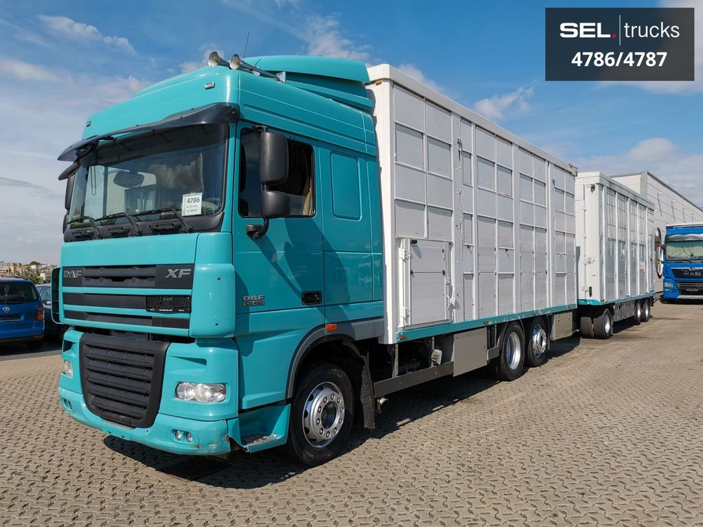 DAF XF 105.460 / Intarder / 4 Stock / KOMPLETT ! DAF XF 105.460 / Intarder / 4 Stock / KOMPLETT ! - شاحنة نقل المواشي شاحنة: صور 2 DAF XF 105.460 / Intarder / 4 Stock / KOMPLETT ! DAF XF 105.460 / Intarder / 4 Stock / KOMPLETT ! - شاحنة نقل المواشي شاحنة: صور 2