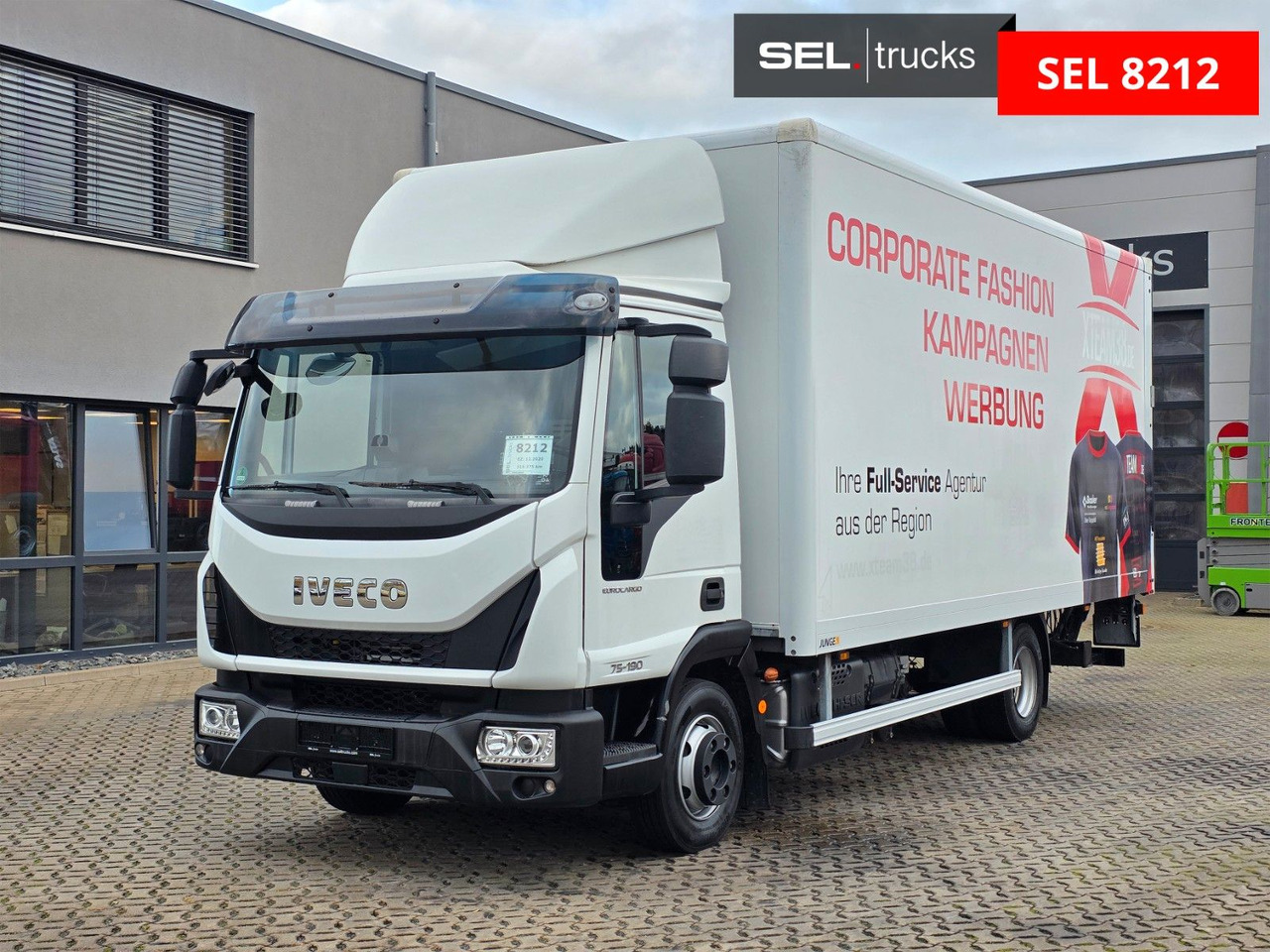 Iveco Eurocargo 75-190 / Ladebordwand / 6D - الشاحنات الصغيرة صندوق مغلق: صور 1 Iveco Eurocargo 75-190 / Ladebordwand / 6D - الشاحنات الصغيرة صندوق مغلق: صور 1
