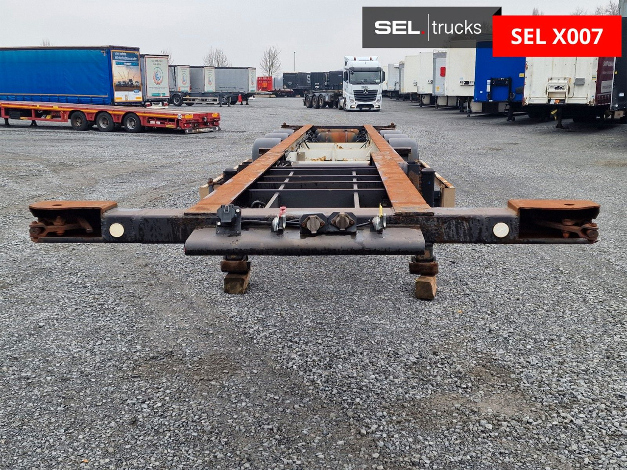 شاحنات الحاويات / جسم علوي قابل للتغيير نصف مقطورة Krone SDC 24 Containerchassie: صور 12
