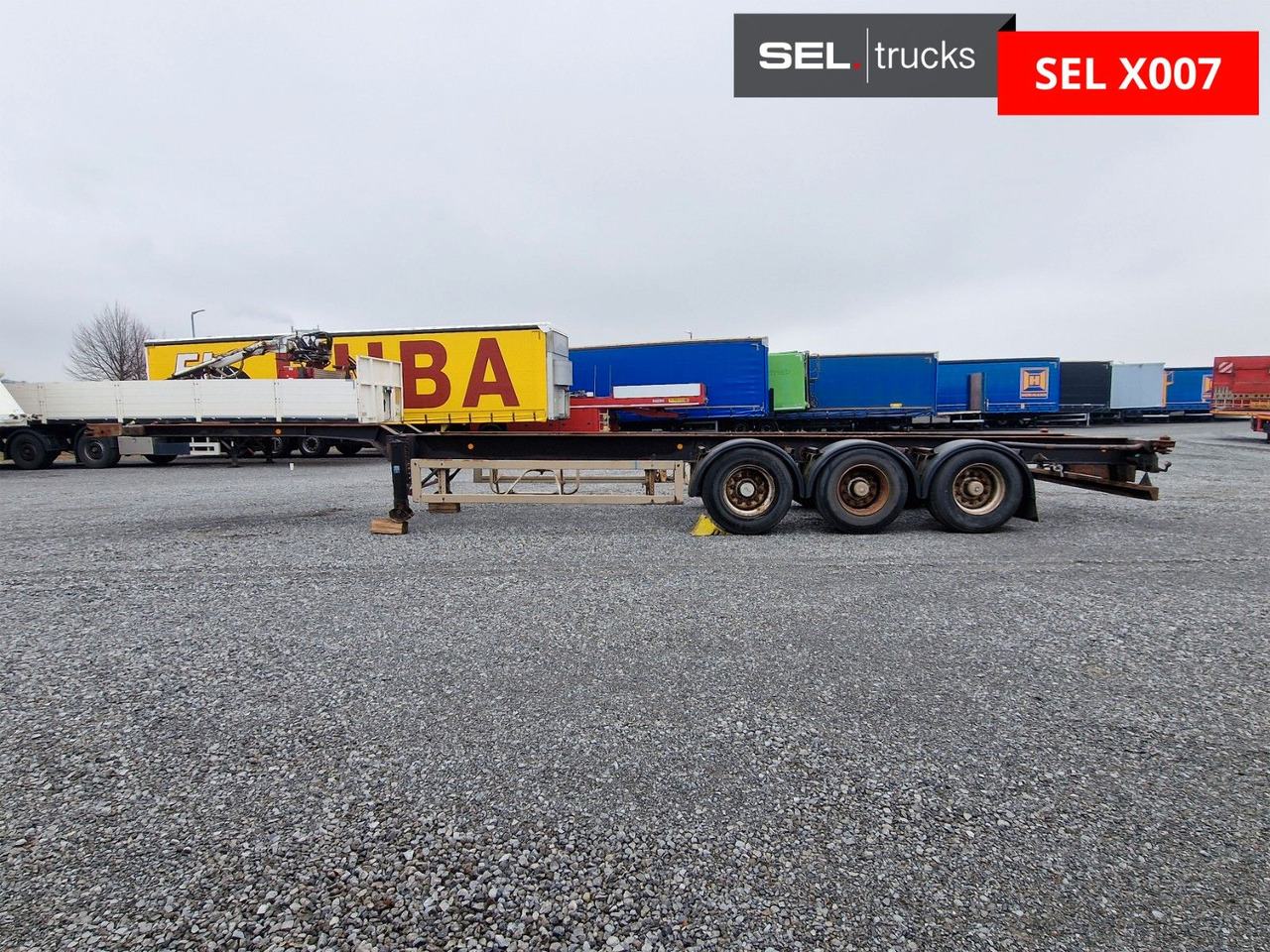 شاحنات الحاويات / جسم علوي قابل للتغيير نصف مقطورة Krone SDC 24 Containerchassie: صور 15