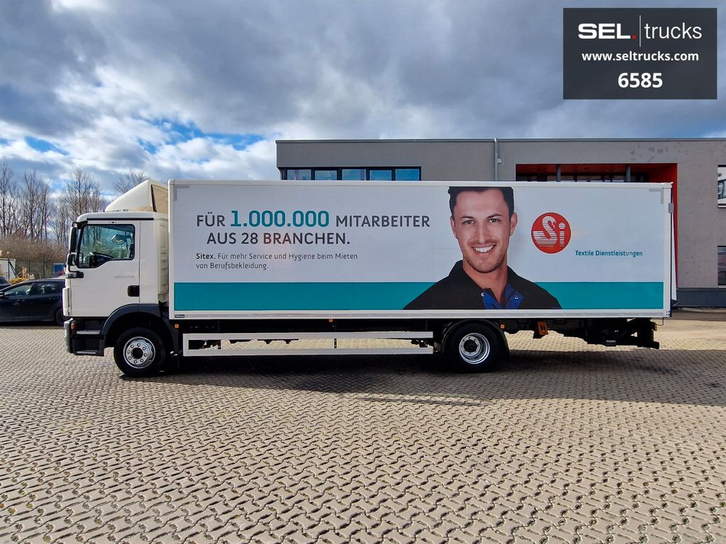 بصندوق مغلق شاحنة MAN TGM 15.290 4x2 BL / Ladebordwand: صور 8