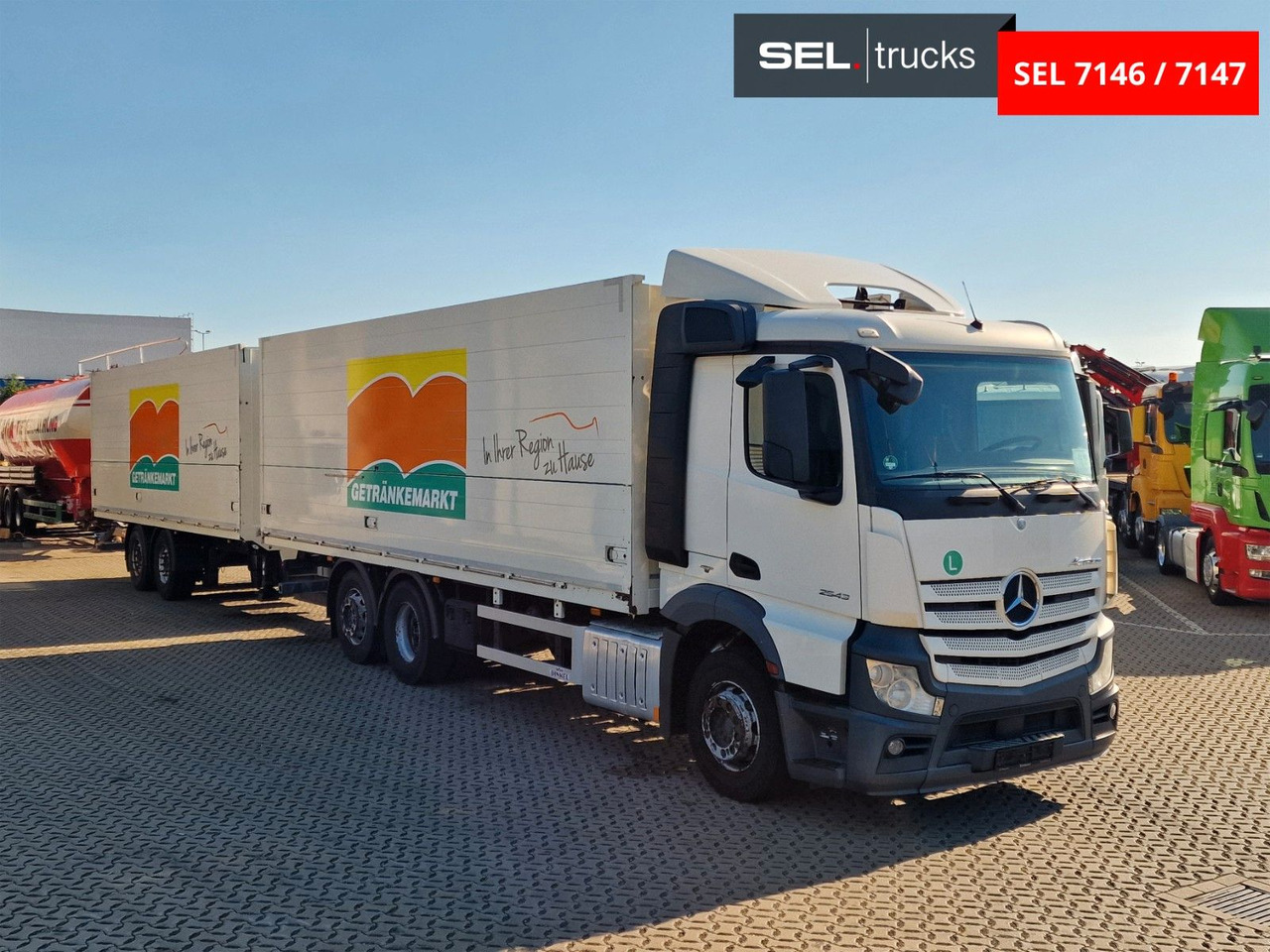 Mercedes-Benz Actros 2543 / Retarder / Lenkachse / Liftachse - نقل الشراب شاحنة: صور 3 Mercedes-Benz Actros 2543 / Retarder / Lenkachse / Liftachse - نقل الشراب شاحنة: صور 3