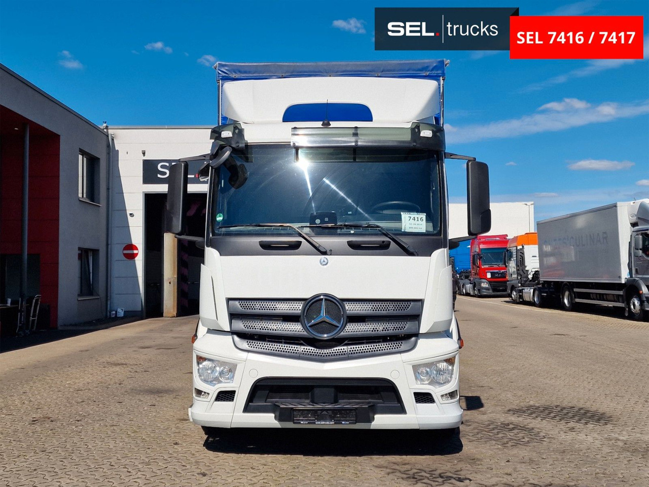 Mercedes-Benz Antos 2543 /Retarder / mit Stapler / Lenkachse - شاحنة ستارة: صور 2 Mercedes-Benz Antos 2543 /Retarder / mit Stapler / Lenkachse - شاحنة ستارة: صور 2