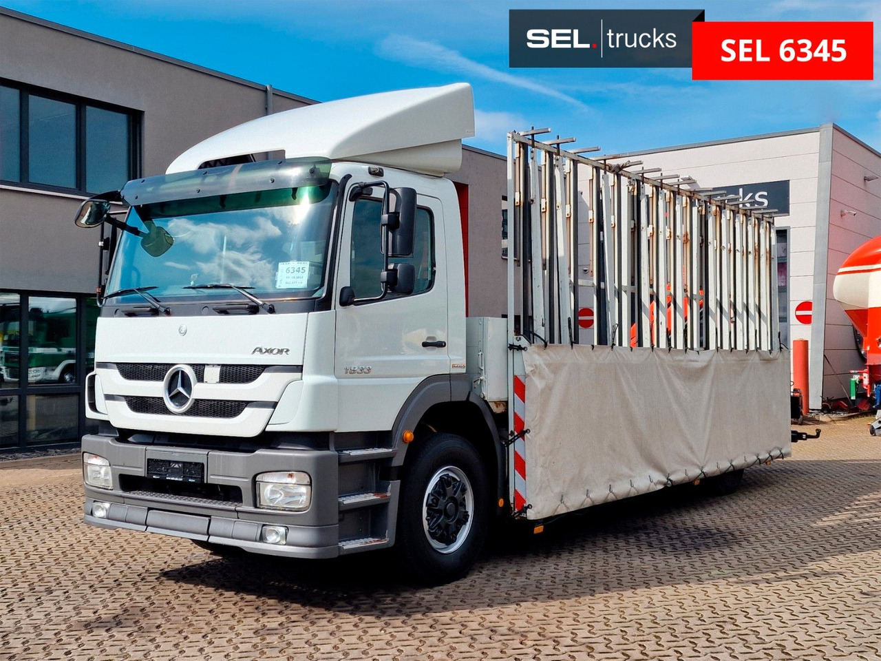 Mercedes-Benz Axor 1833L / Palfinger PK 12002-EH / GLAS - شاحنة كرين: صور 1 Mercedes-Benz Axor 1833L / Palfinger PK 12002-EH / GLAS - شاحنة كرين: صور 1