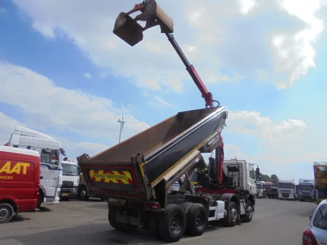 DAF CF 370 8X4 + PALFINGER EPSILON - قلابات, شاحنة كرين: صور 4 DAF CF 370 8X4 + PALFINGER EPSILON - قلابات, شاحنة كرين: صور 4