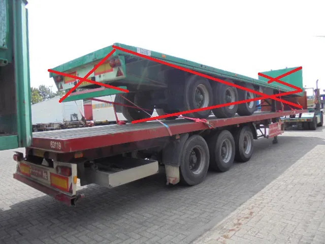 Fruehauf ONCR 39-327 A - نصف مقطورة مسطحة: صور 5 Fruehauf ONCR 39-327 A - نصف مقطورة مسطحة: صور 5