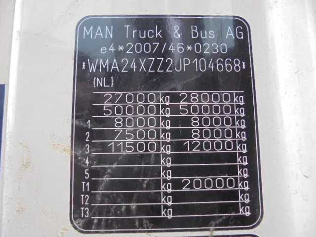 MAN TGX 26.500 XXL 6X2 NIEUW TYPE TACHOGRAAF إيجار MAN TGX 26.500 XXL 6X2 NIEUW TYPE TACHOGRAAF: صور 19 MAN TGX 26.500 XXL 6X2 NIEUW TYPE TACHOGRAAF إيجار MAN TGX 26.500 XXL 6X2 NIEUW TYPE TACHOGRAAF: صور 19
