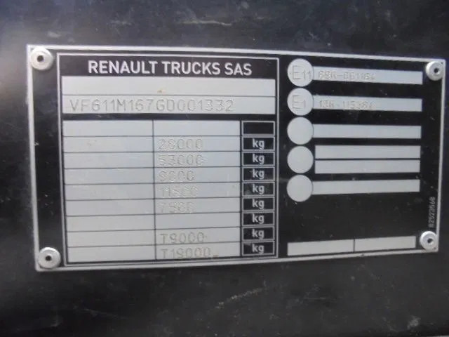 شاحنة ذات الخطاف Renault T 430 6X2 NL TRUCK APK TUV 03-26: صور 19