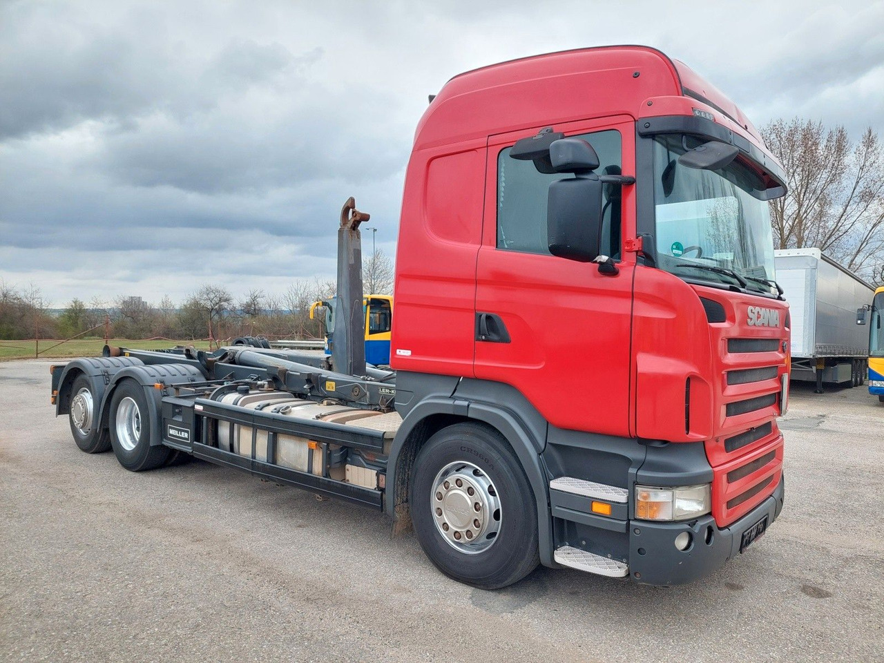 Scania R 400 LB 6x2/4 Meiller RK 20.65 - شاحنة ذات الخطاف: صور 4 Scania R 400 LB 6x2/4 Meiller RK 20.65 - شاحنة ذات الخطاف: صور 4