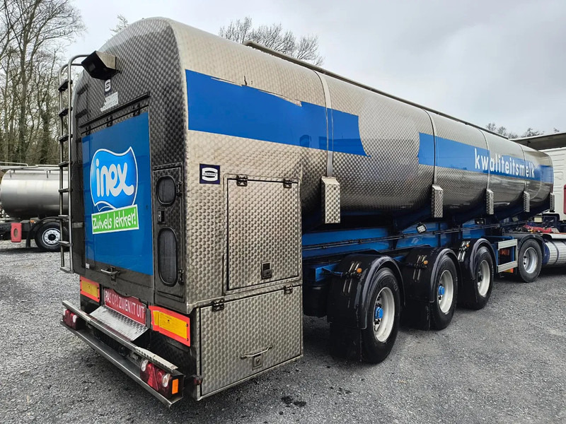 Mafa INSULATED INOX TANK 29000L 3 COMP - PUMP/COUNTER - 2 STEERING AXLES - نصف مقطورة صهريج: صور 5 Mafa INSULATED INOX TANK 29000L 3 COMP - PUMP/COUNTER - 2 STEERING AXLES - نصف مقطورة صهريج: صور 5