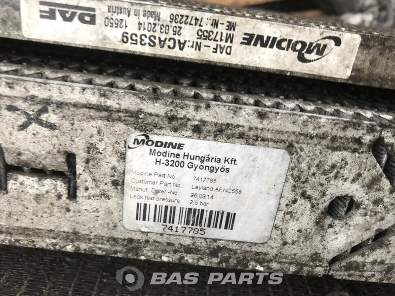 DAF LF Euro 6 Koelerpakket DAF PX7 164 H1 1708456 - المشعاع - شاحنة: صور 4 DAF LF Euro 6 Koelerpakket DAF PX7 164 H1 1708456 - المشعاع - شاحنة: صور 4