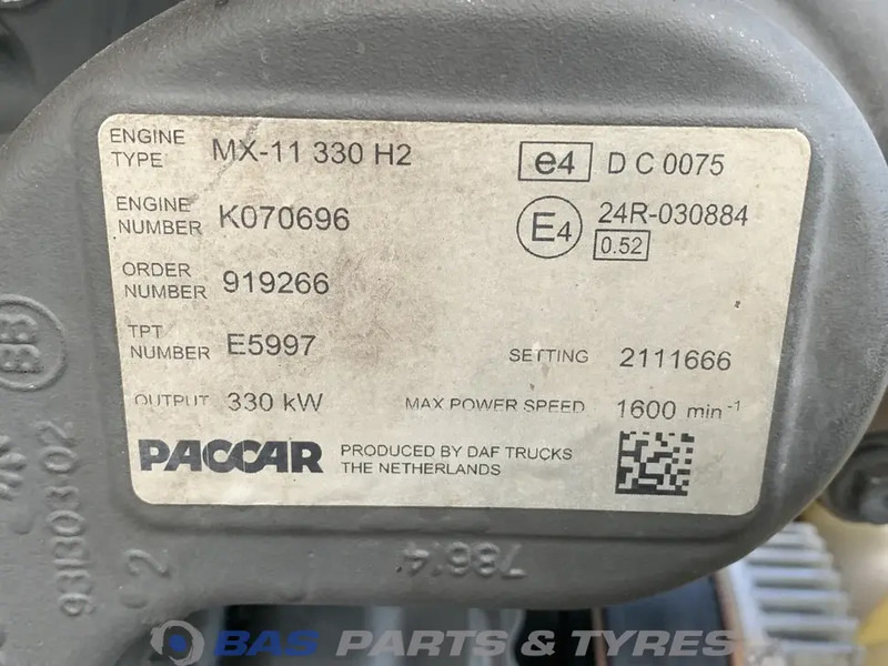 DAF XF106 Motor DAF MX11 330 H2 0452051 - المحرك - شاحنة: صور 5 DAF XF106 Motor DAF MX11 330 H2 0452051 - المحرك - شاحنة: صور 5