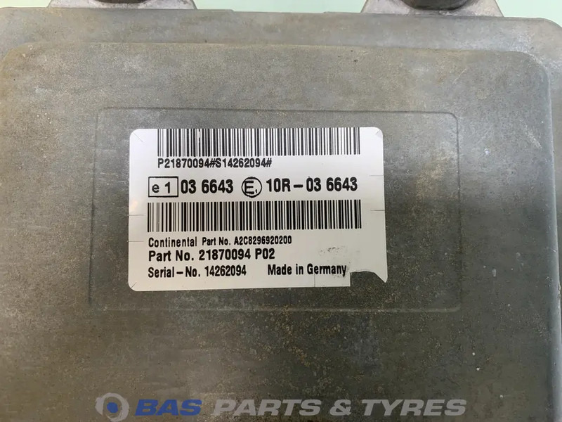Volvo Regeleenheid Ad-Blue Volvo 21870094 - كتلة التحكم - شاحنة: صور 3 Volvo Regeleenheid Ad-Blue Volvo 21870094 - كتلة التحكم - شاحنة: صور 3