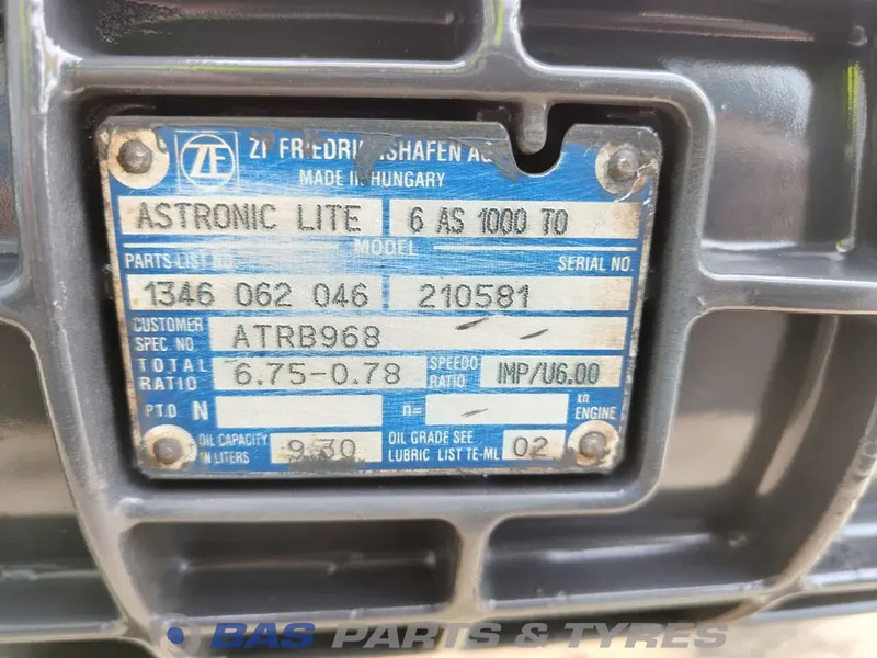 ZF DAF 6AS1000 TO Versnellingsbak 6AS1000 TO - علبة التروس - شاحنة: صور 5 ZF DAF 6AS1000 TO Versnellingsbak 6AS1000 TO - علبة التروس - شاحنة: صور 5