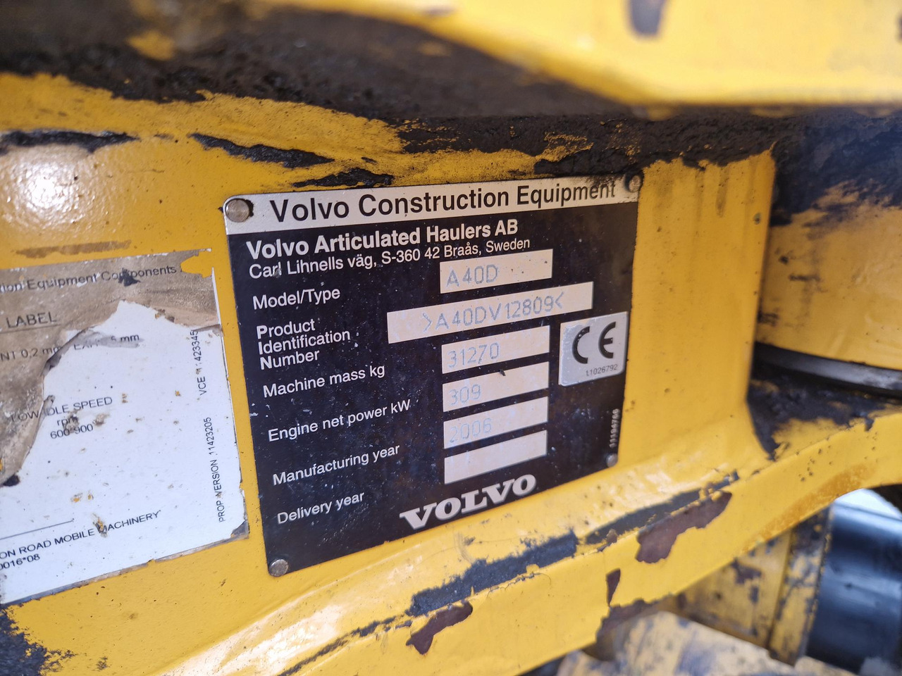 DUMPER VOLVO A40D - شاحنة مفصلية: صور 5 DUMPER VOLVO A40D - شاحنة مفصلية: صور 5