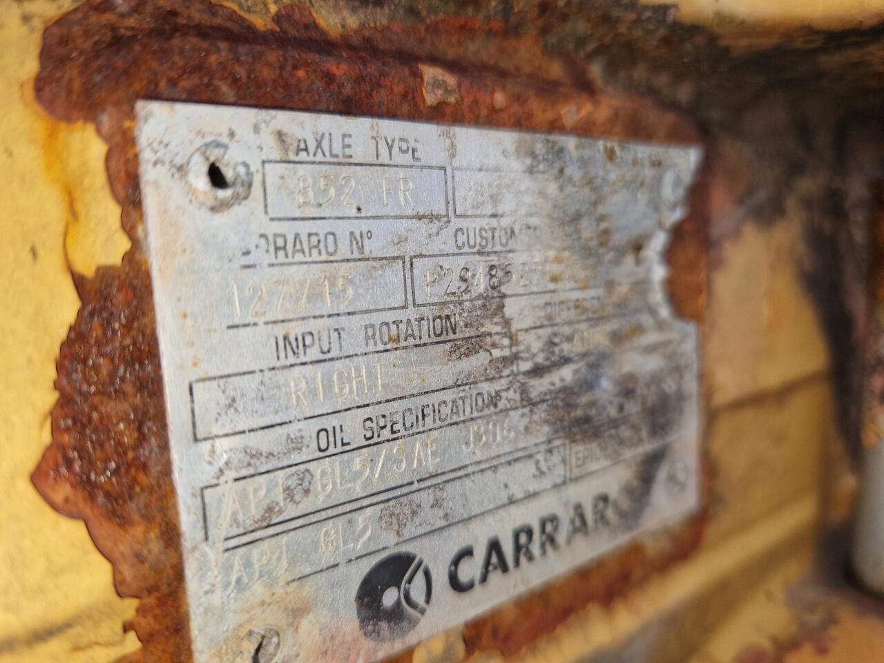 EJES CARRARO 852 FR PAR CASE 1288  - المحور و قطع الغيار - آلات البناء: صور 3 EJES CARRARO 852 FR PAR CASE 1288  - المحور و قطع الغيار - آلات البناء: صور 3