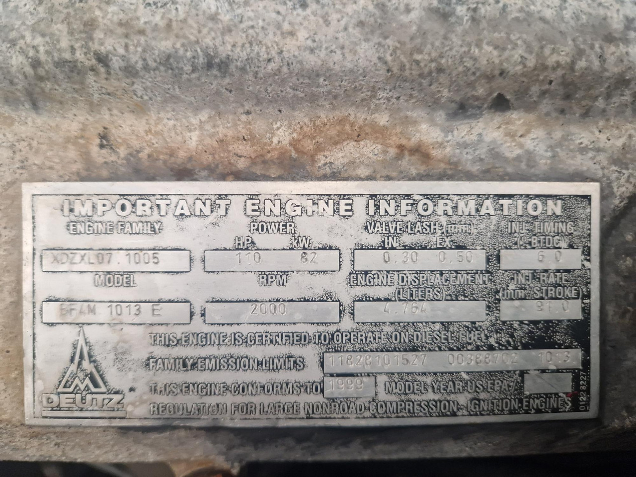 MOTOR DEUTZ BF4M1013E - المحرك - آلات البناء: صور 4 MOTOR DEUTZ BF4M1013E - المحرك - آلات البناء: صور 4