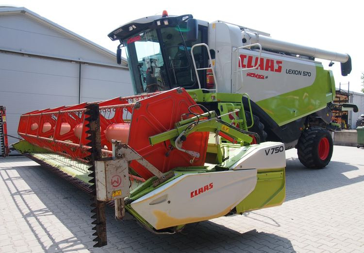 Kombajn zbożawy Claas Lexon 570 Kombajn zbożowy CLAAS LEXION 570+ heder VARIO 7,5m - حصادة شاملة: صور 2 Kombajn zbożawy Claas Lexon 570 Kombajn zbożowy CLAAS LEXION 570+ heder VARIO 7,5m - حصادة شاملة: صور 2