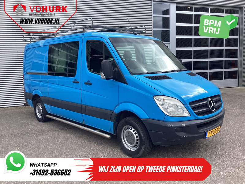 Mercedes-Benz Sprinter 313 2.2 CDI Aut. L2 DC Dubbel Cabine BPM VRIJ! Airco/ 2.8t Trekverm./ Imperiaal & Trap/ 7 Pers. - فان, الشاحنات الصغيرة كابينة مزدوجة: صور 1 Mercedes-Benz Sprinter 313 2.2 CDI Aut. L2 DC Dubbel Cabine BPM VRIJ! Airco/ 2.8t Trekverm./ Imperiaal & Trap/ 7 Pers. - فان, الشاحنات الصغيرة كابينة مزدوجة: صور 1