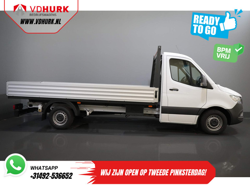 الشاحنات الصغيرة المسطحة Mercedes-Benz Sprinter 317 CDI Aut. L3 RWD BPM VRIJ/ Open Laadbak/ 3.5t Trekverm./ Camera/ MBUX/ Cruise: صور 10